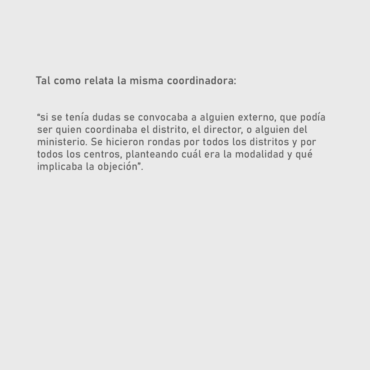 Relato coordinadora nodo